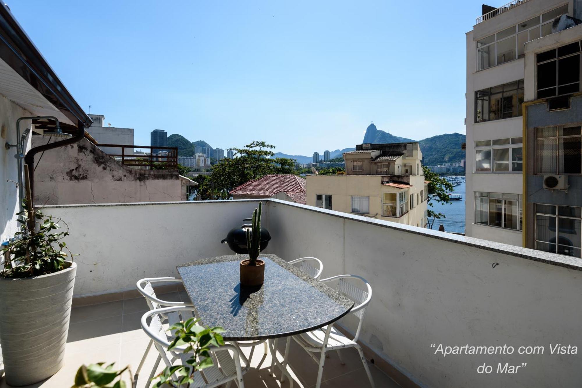 2 Quartos Na Urca Com Vista Para Baia De Guanabara A 700M Pao De Acucar Com Cozinha Completa E Wi-Fi - Bares, Restaurantes E Comercio Local A Poucos Metros Rio de Janeiro Ngoại thất bức ảnh